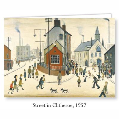Street in Clitheroe by L S Lowry
